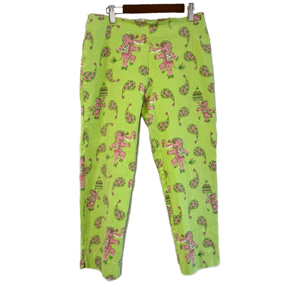 GOVANGO ELEPHANT PAISLEY PRINT PANT